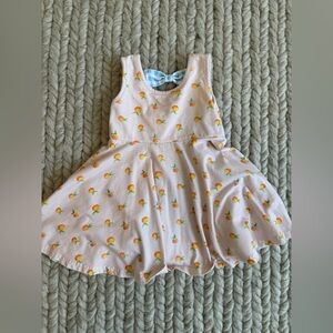 Swoon Baby pink dress with peaches - 18 months